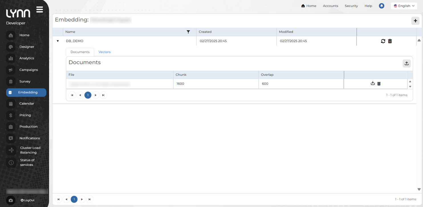 embedding-documento