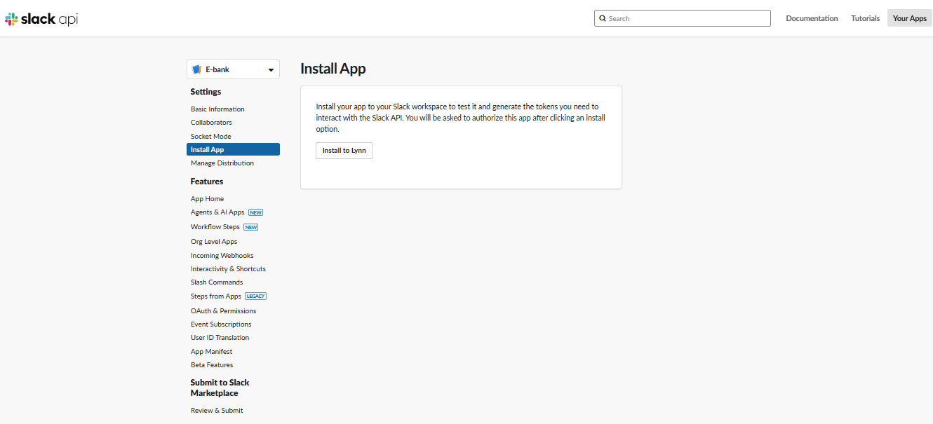 Instalar aplicación Slack